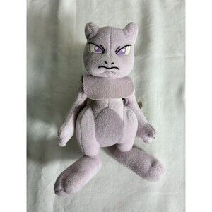 MewTwo Vintage Toy HASBRO 1998 Nintendo Pokemon MEWTWO 7” Plush